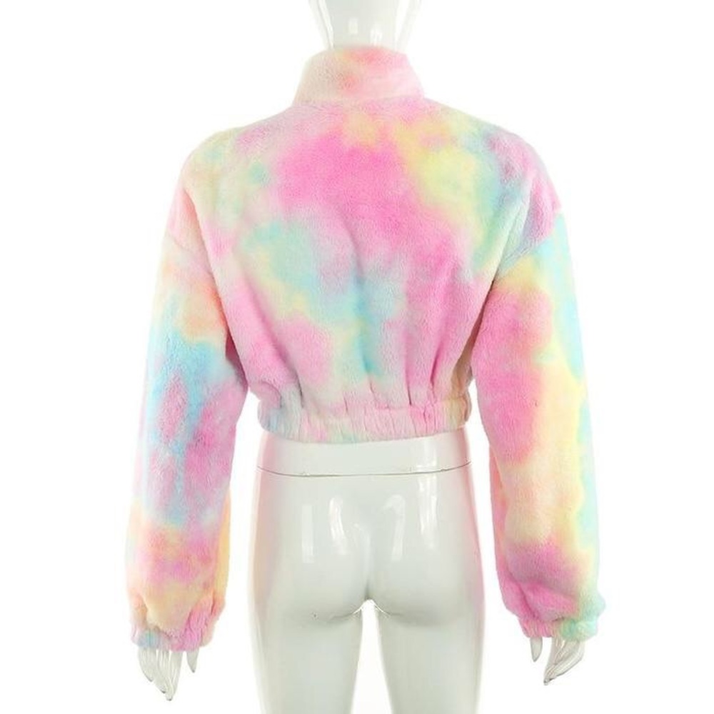 Fluffy bright cropped pullover (NWT) - Picture 13 of 16